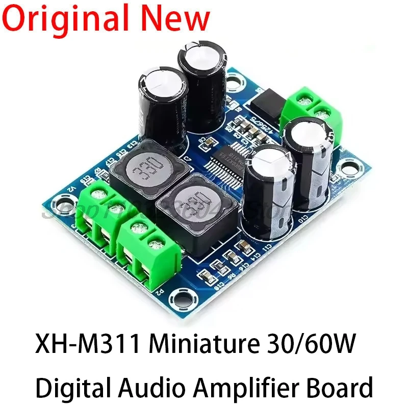 XH-M311 mini version TPA3118 digital audio amplifier board audio power amplifier module mono 30W/60W