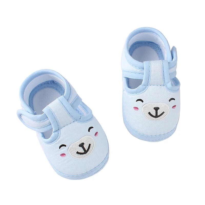 2024 New Spring and Autumn Non-slip Baby Walking Shoes Cute Cartoon Bear Baby Shoes First Walkers New Born