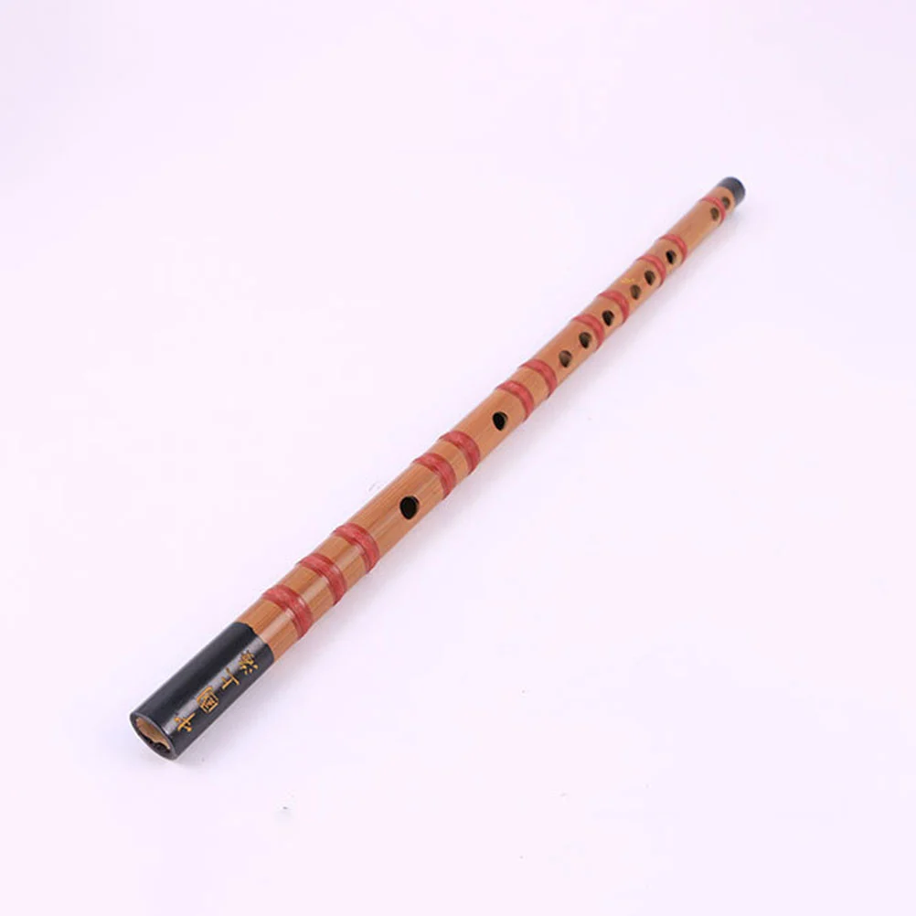 Beginner Bamboo Flute Key Wooden Musical Instrument for Young People Students Chinese Precise Tone Holes