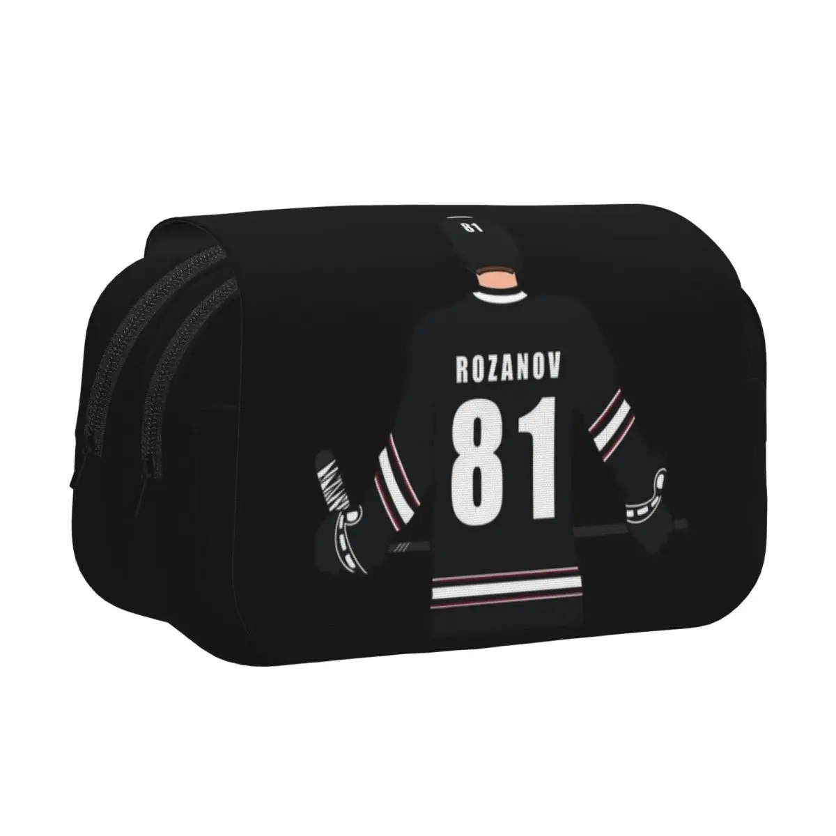 

Пенал-кейс Ilya Rozanov Heated Rivalry Double Clamshell для ручек, вместительный, для школьных принадлежностей и косметики