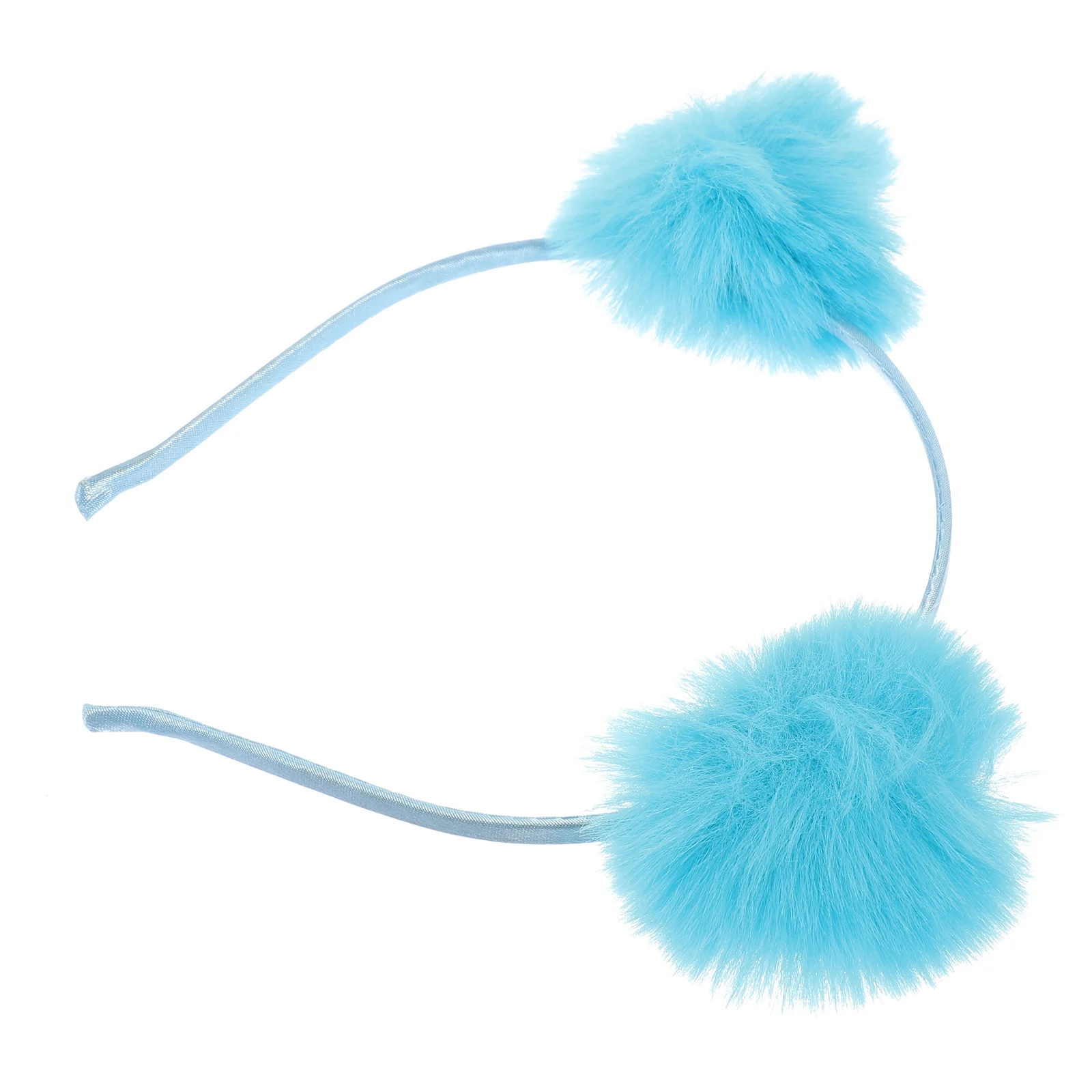 Zubehör Ball Stirnband Kind Karneval Kostüm Plüsch Pom Poms Farbige Stirnbänder