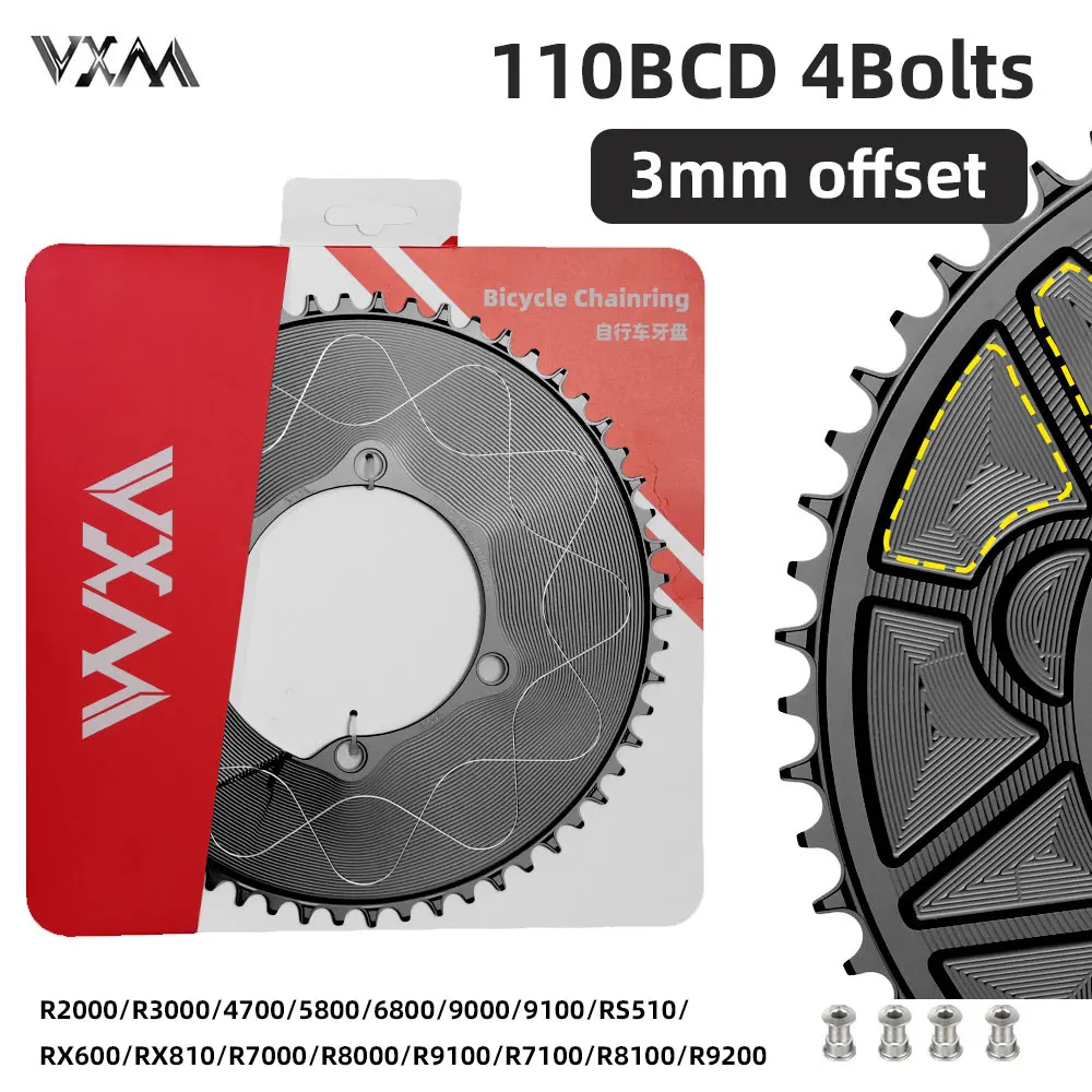 

Звездочка 110 BCD, 4 болта, узкая широкая звездочка 110BCD, 4 когтя, звездочки, велосипедная корона, совместимая R7000, R8000, шоссейный велосипед