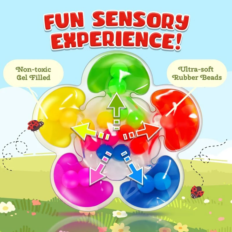 Jouets sensoriels de tri des couleurs pour les tout-petits de 3 à 5 ans, activités d'apprentissage préscolaire, jouet de voyage, jouets Fidget silencieux pour autisme Montessori