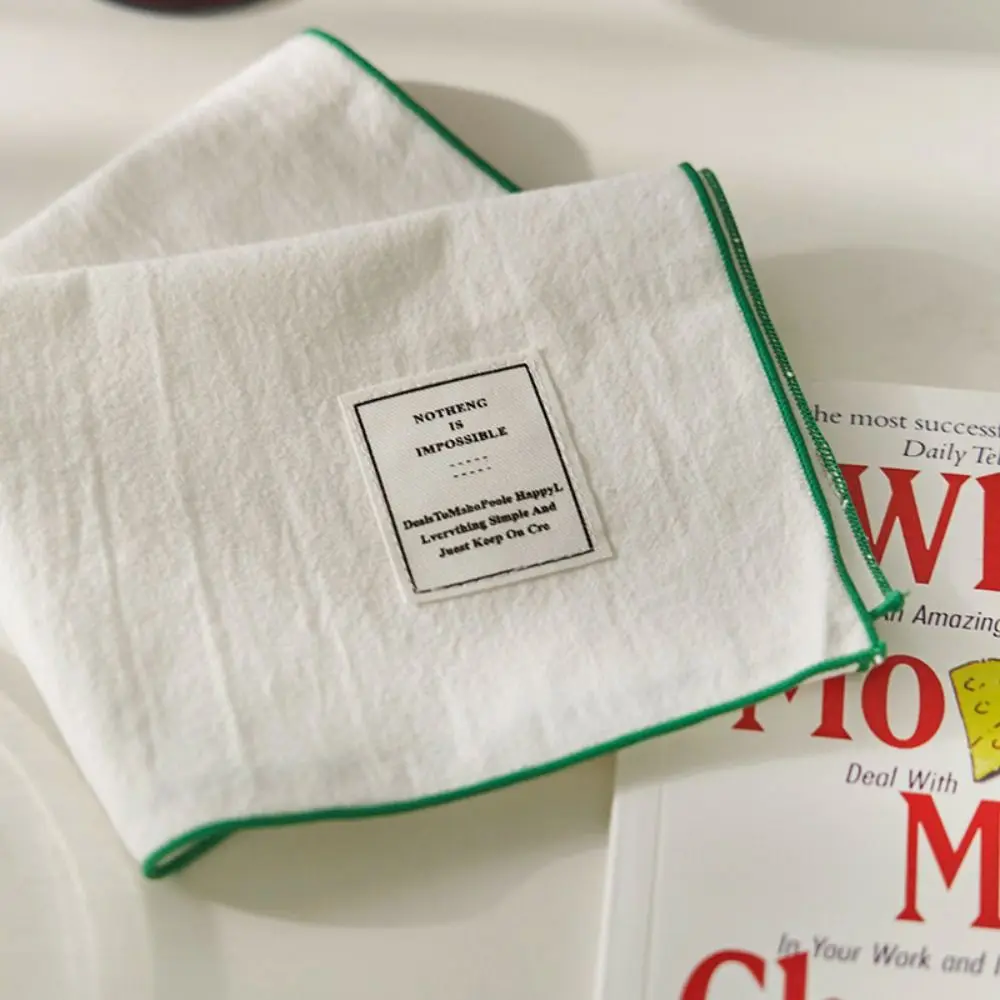 

Serving Table Decor 30x50cm Solid Color Placemat Cotton Thickened Cup Cloth Mat Elegant Soft Wine Cup Cloth Hotel