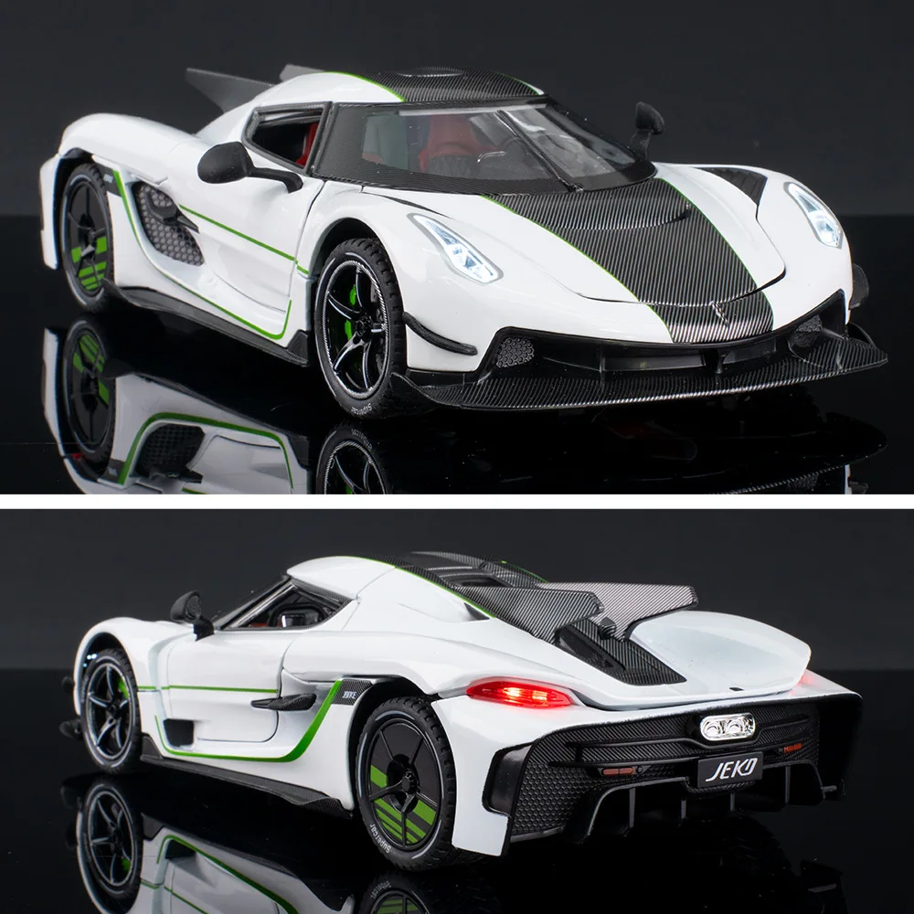 1:24 JESKO Supercar Legierung Modell Auto Spielzeug Diecasts Casting Sound und Licht Auto Spielzeug Für Kinder Fahrzeug