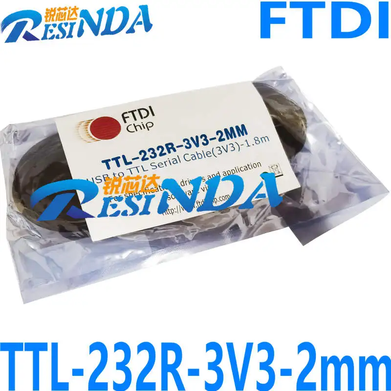 FTDI Spot Genuine TTL-232R-3V3-2mm USB Cable 2mm 3.3V UART Output