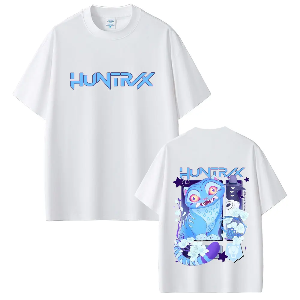 

Movie KPop Demon Hunters Derpy Tiger Graphic T-shirt Men Women Cartoon Casual Crewneck T-shirts Men's Fashion Oversized T Shirts