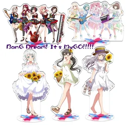 Anime BanG Dream Poppin'Party Hanazono Tae Kokoro Tsurumaki Yukina Minato Roselia Hazawa Tsugumi Acrylic Standing Model