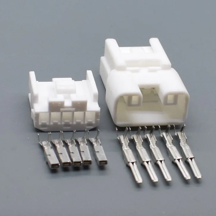 7282-1050 1300-3111 White Male Female Plug Set for Universal Vehicles Cabin Wire Wiring Swap car connector