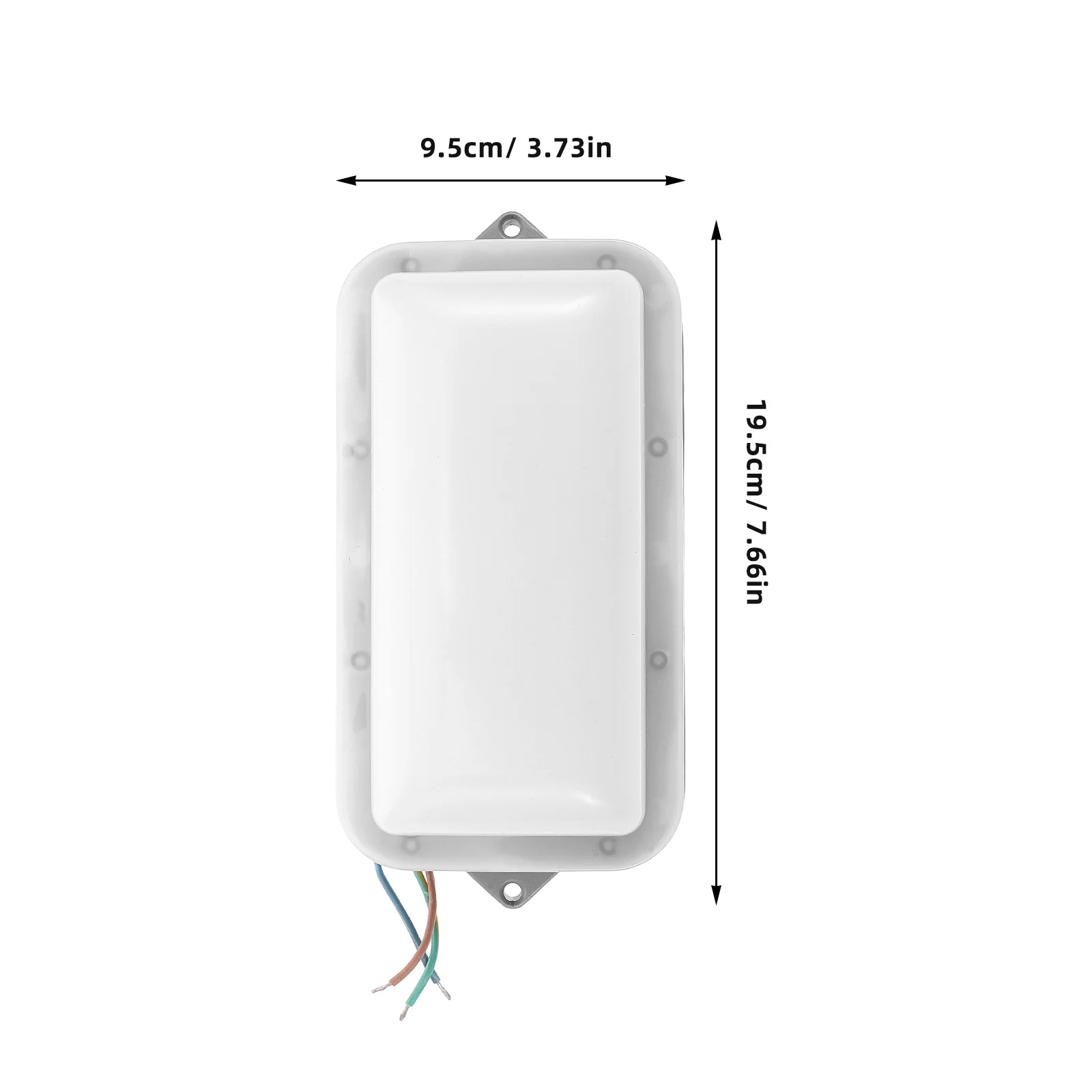 20W LED Range Hood Light Bulb White with Bottom Cable Entry Oil Resistant High Temperature Vapor Proof for Hotel Kitchen