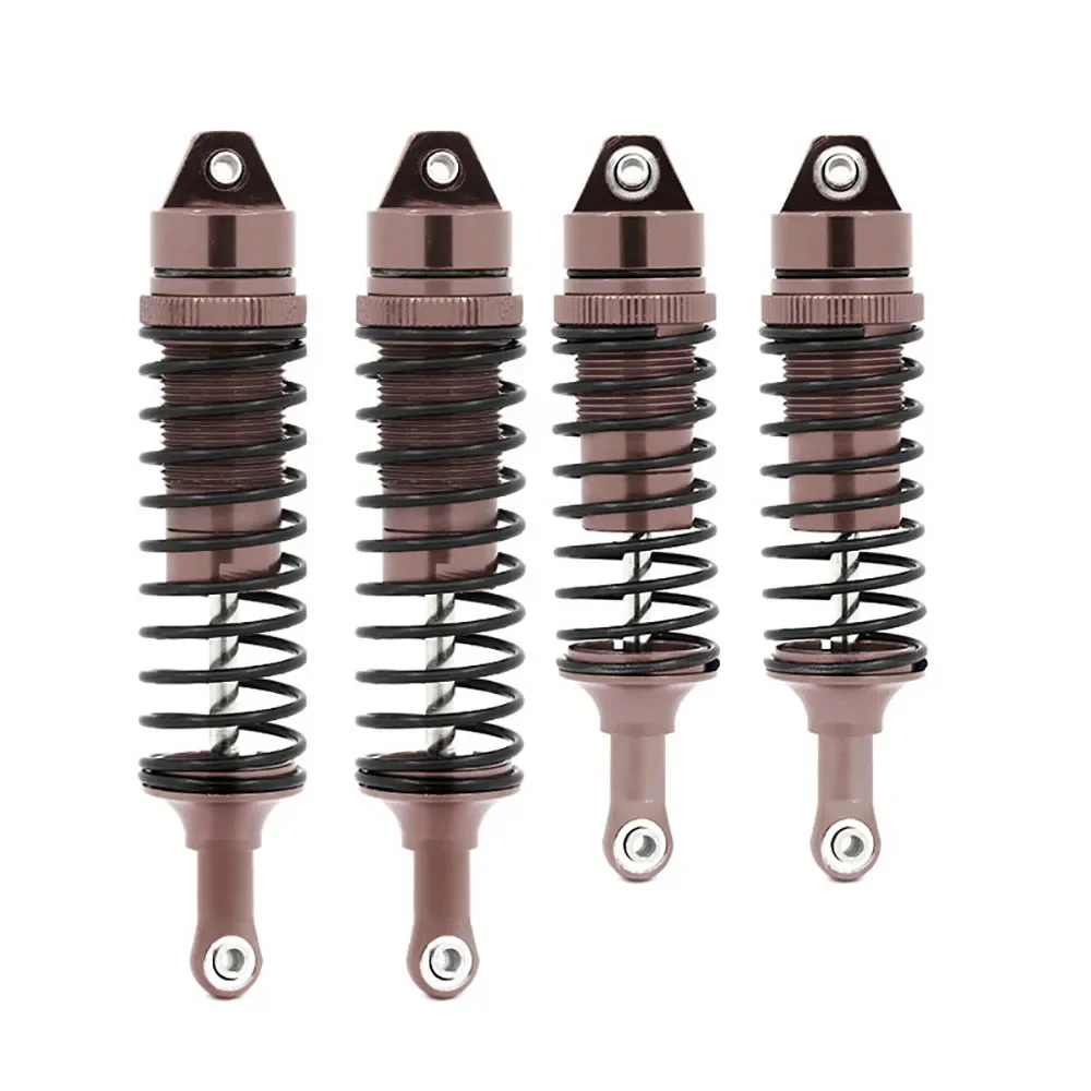 4pcs SLASH 4X4 Aluminium Alloy Front Rear Shock Absorber Full Metal Big Bore for Traxxas 1/10 Slash 4x4 Rustler 4x4 VXL