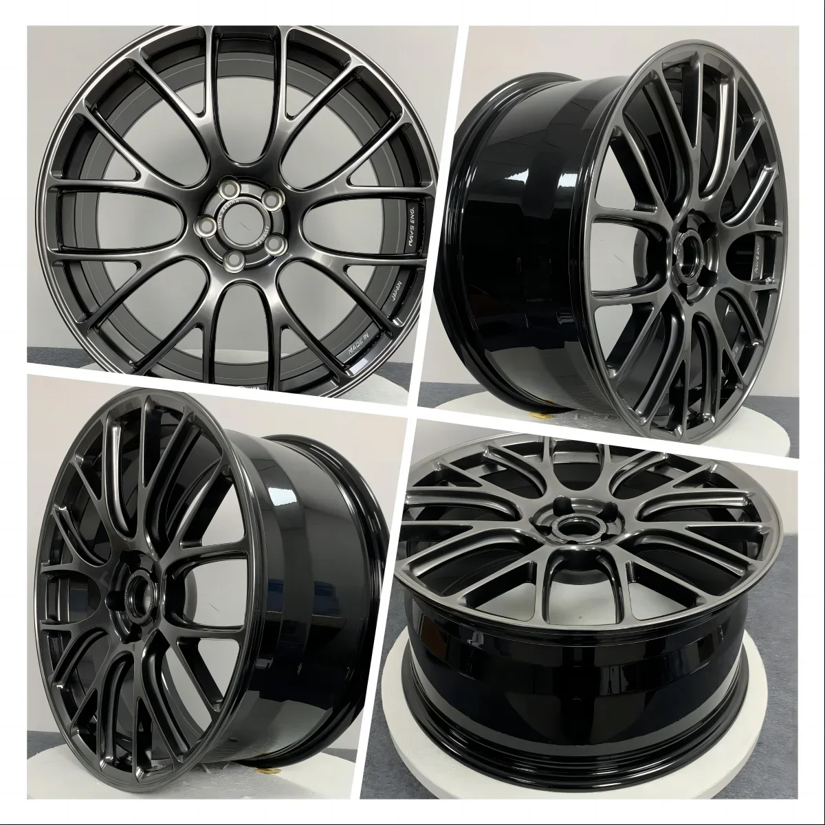 New 17-24 Inch Forged Wheel Set Deep Concave Polished Alloy Rims for Passenger Cars with 50mm 45mm 30mm 0mm Spacers