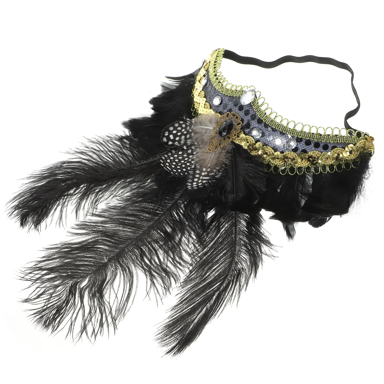 Carnival Fascinator Headband Decorative Plumage Party Headpiece Lightweight Women Fashion Accessory Fascinator Headpiece