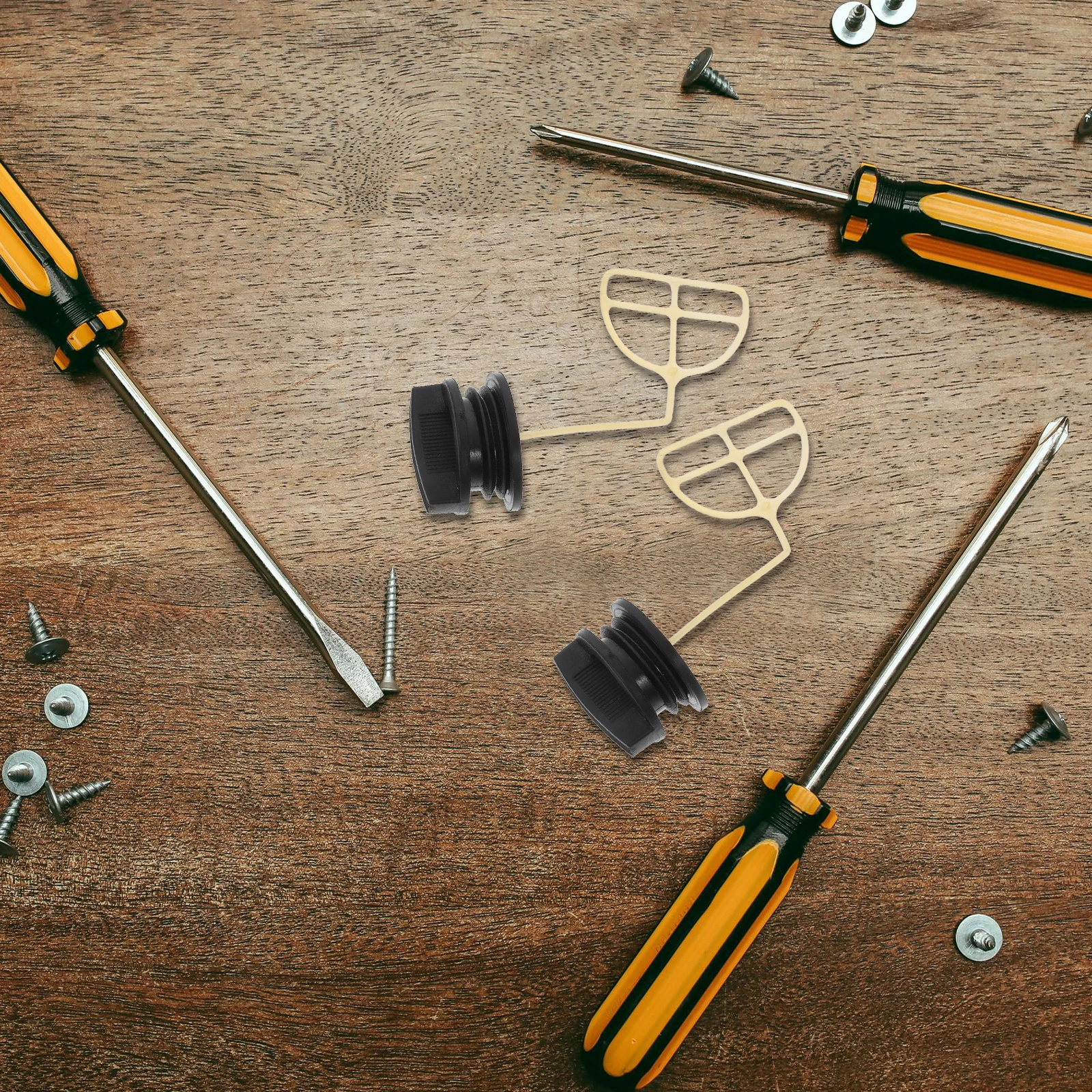 10 قطعة غطاء خزان المحرك لجزازة العشب بالمنشار استبدال غطاء تعبئة الزيت زيت المحرك المتين يمكن أن يغطي تصميم الختم الآمن بالمنشار #1