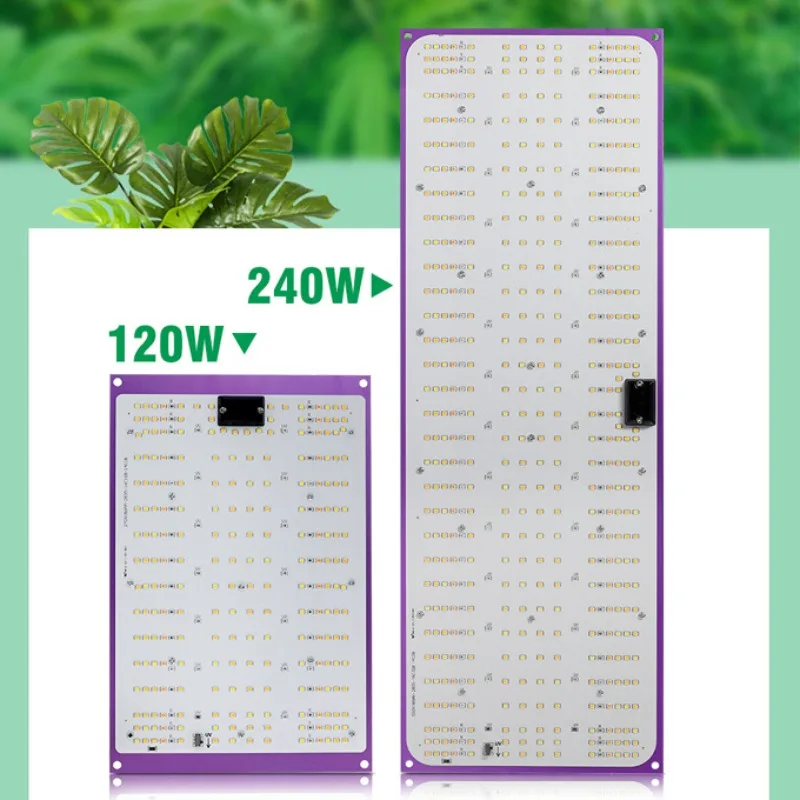 Quantum Board LED Plant Growth Light Lifting Rope Hook Full Spectrum Plant Light Factory Wholesale Quantum Board 120W