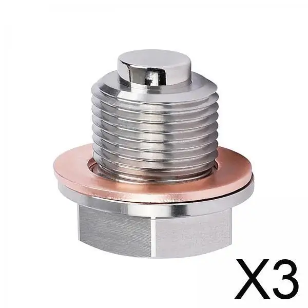 

Heavy Duty Oil Drain Plug Magnetic Neodymium Bolt M18X1.5 Replacement Screw for Car Sump Pan Protection