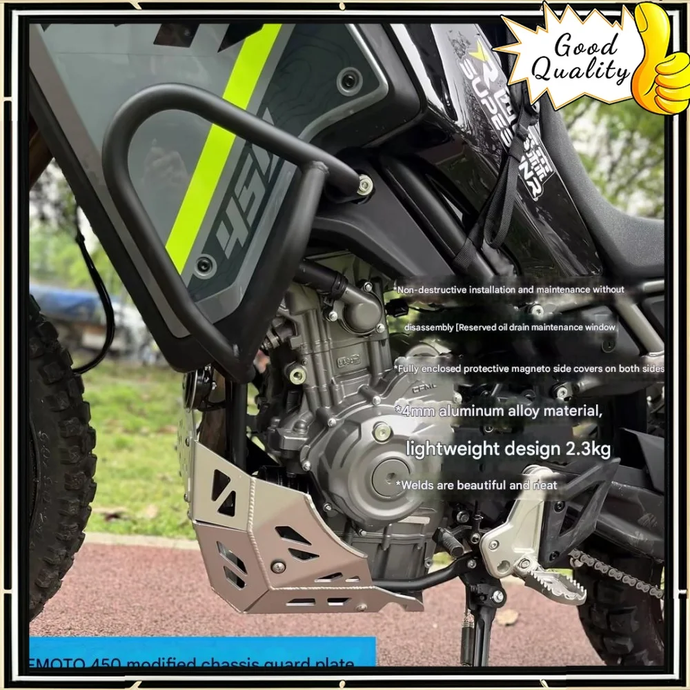 

Motorcycle Accessories Frame Crash Bar Falling Protector For CFMOTO 450MT 450 MT Motorbike Highway Engine Guard Bumper