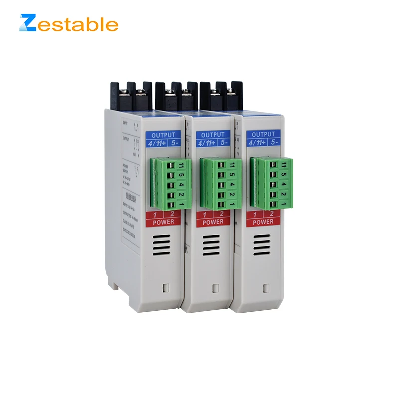 Imagem -03 - Transformador de Tensão Regulador de Sinal Fonte de Alimentação Za-wu ca 5v 100v 200v 500v 1000v Entrada 420ma 010v Saída dc 24v 220v