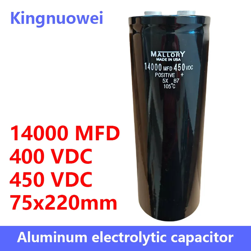 

Bolt capacitor 14000UF 450V 75 * 220MM inverter capacitor welding machine 75 * 220 450V14000UF 14000UF450V capacitor