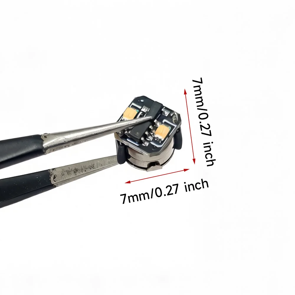 3pcs 7mm Mini Magnetic Control LED Lights 3Modes Wireless Lamps AG1 Double Bulb Lamp For DIY Model Toys Landscape Decoration