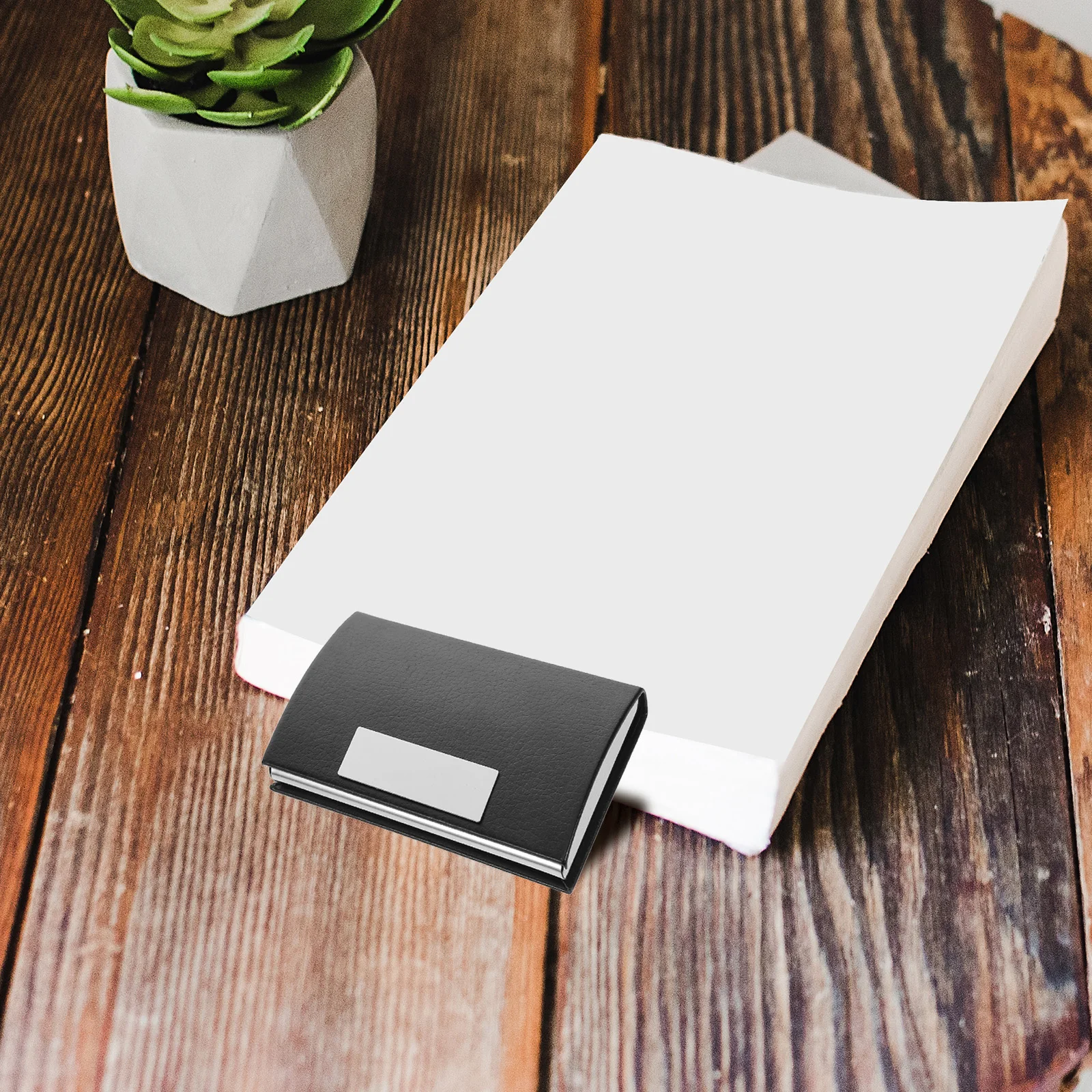 

Business Card Holder Cards for Purse Book Case Women Metal Organizer Bank Travel Wallet