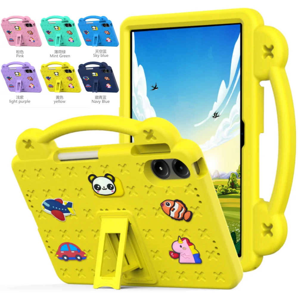 حافظة لهاتف Xiaomi Redmi Pad 2 Pro 12.1 بوصة 2025 غطاء لوحي EVA Bear لهاتف Redmi Pad Pro 12.1 بوصة غطاء حماية مقاوم للصدمات