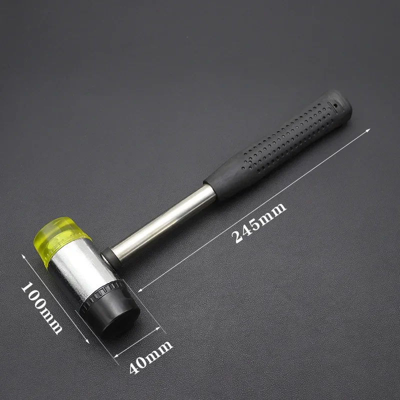 25mm 30mm 35mm 40mm Mini Hammer Nylon Head Mallet Hand Tool Non-Slip Handle Nylon Rubber Used As Wood Plastic Jewelry Crafts