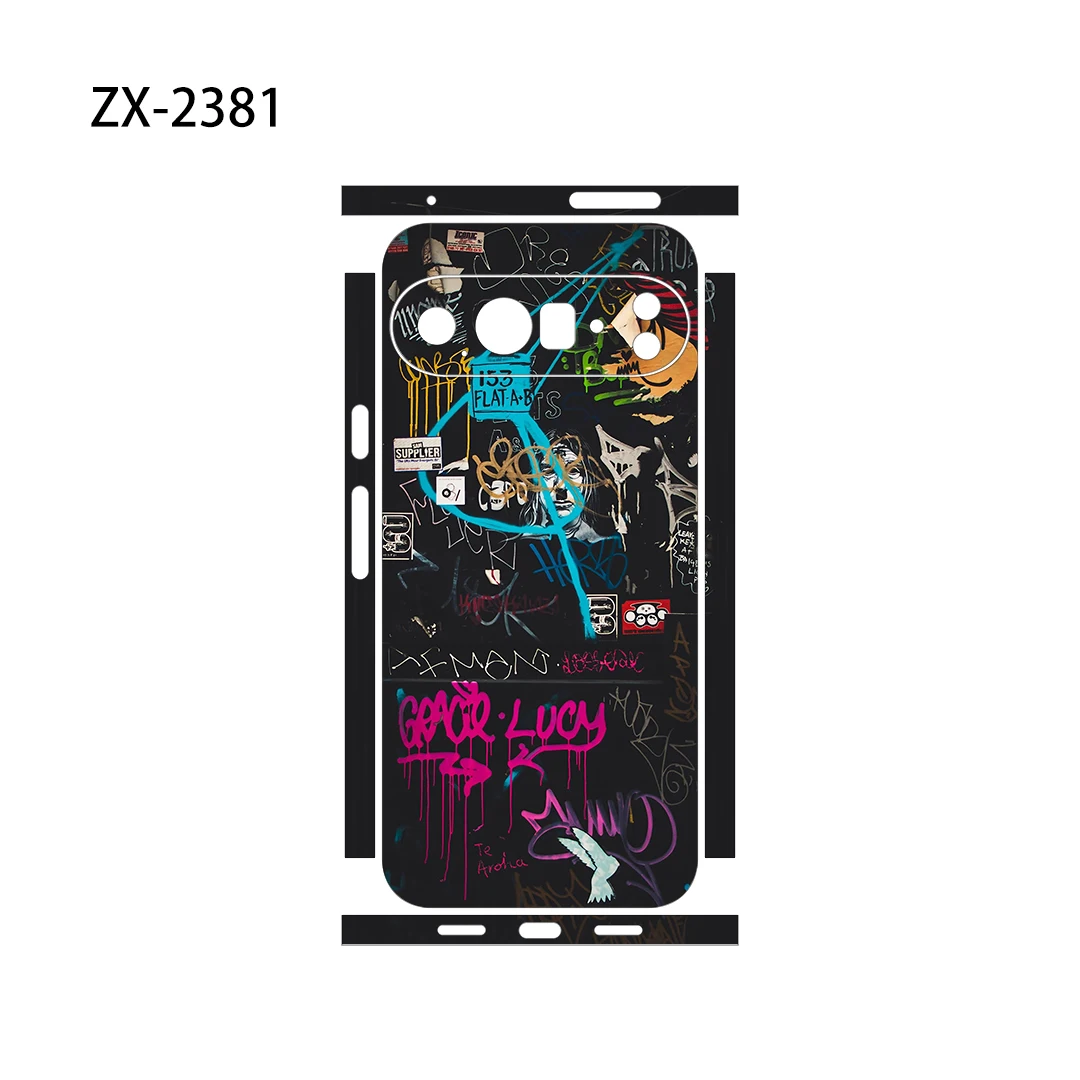 

OSCARSKIN Z Decal Skin Wrap for Google Pixel 10 9 8 7 Pro 6 6A Back Screen Protector Film Cover Case Macaroon Wrap Sticker