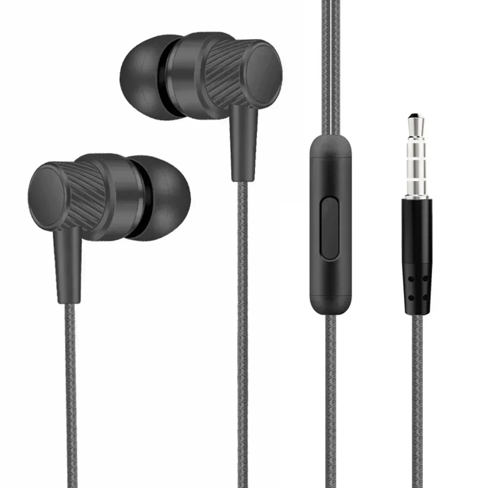 Immerse Yourself in Music High Definition Wired Headphones with Deep Bass Noise Canceling Portable and Stylish