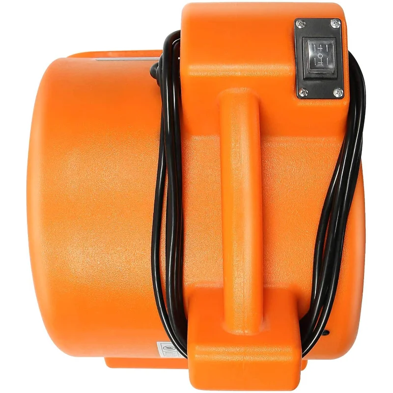 Dryser Air Mover Сушилка для ковров 2-скоростной промышленный напольный вентилятор 1/2 л.с. - Оранжевый вентилятор для сушки ковров Напольный вентилятор