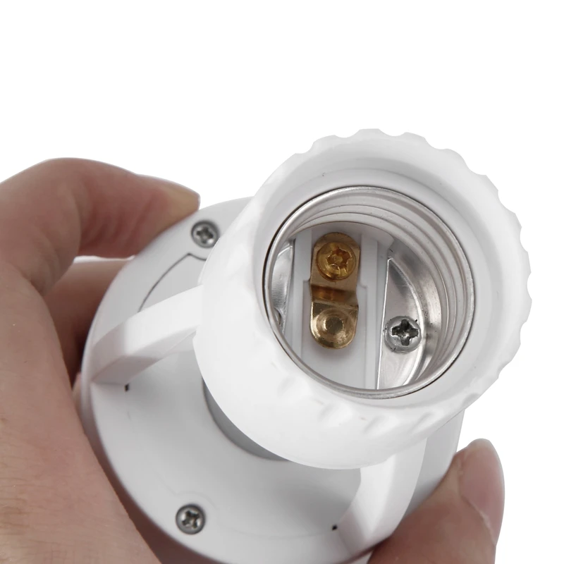 Imagem -02 - Suporte da Lâmpada Led ac 110220v 360 Graus Indução Pir Sensor de Movimento ir Infravermelho Humano Tomada E27 Base de Comutação