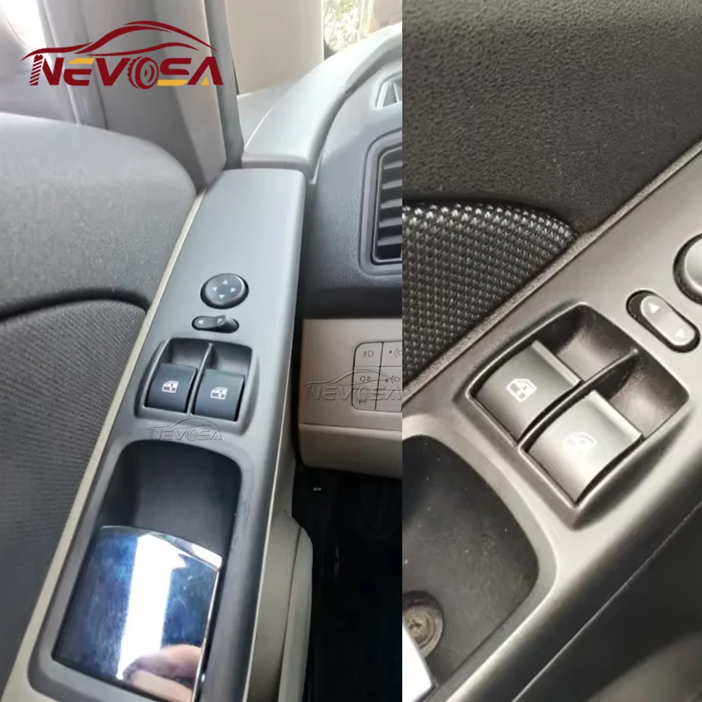 Left Hand Driver For Fiat Doblo Cargo 2001-2015 2016 Power Electric Window Control Switch Glasss Button 735417033A 735417033