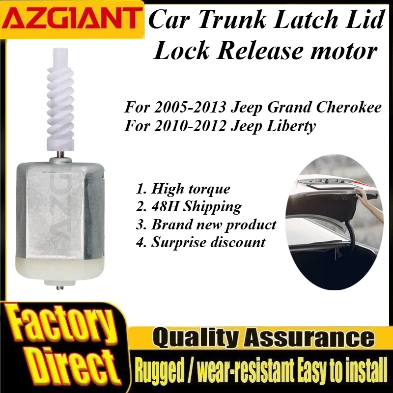 For Jeep Grand Cherokee/Liberty BD881408 DC 12V Car Rear Trunk Hatch Lock Actuator Motor 12000rpm High Speed Motors Brand New