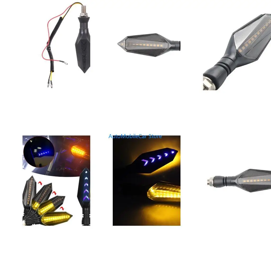G8TE Energy Saving Bright Turn Lamp for Motorcycles Scooters Weather Resistant