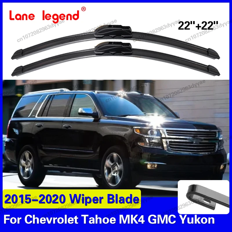 

2pcs For Chevrolet Tahoe MK4 GMC Yukon 2015 2016 2017 2018 2019 2020 Front Windshield Wiper Blades Windscreen Window Accessories