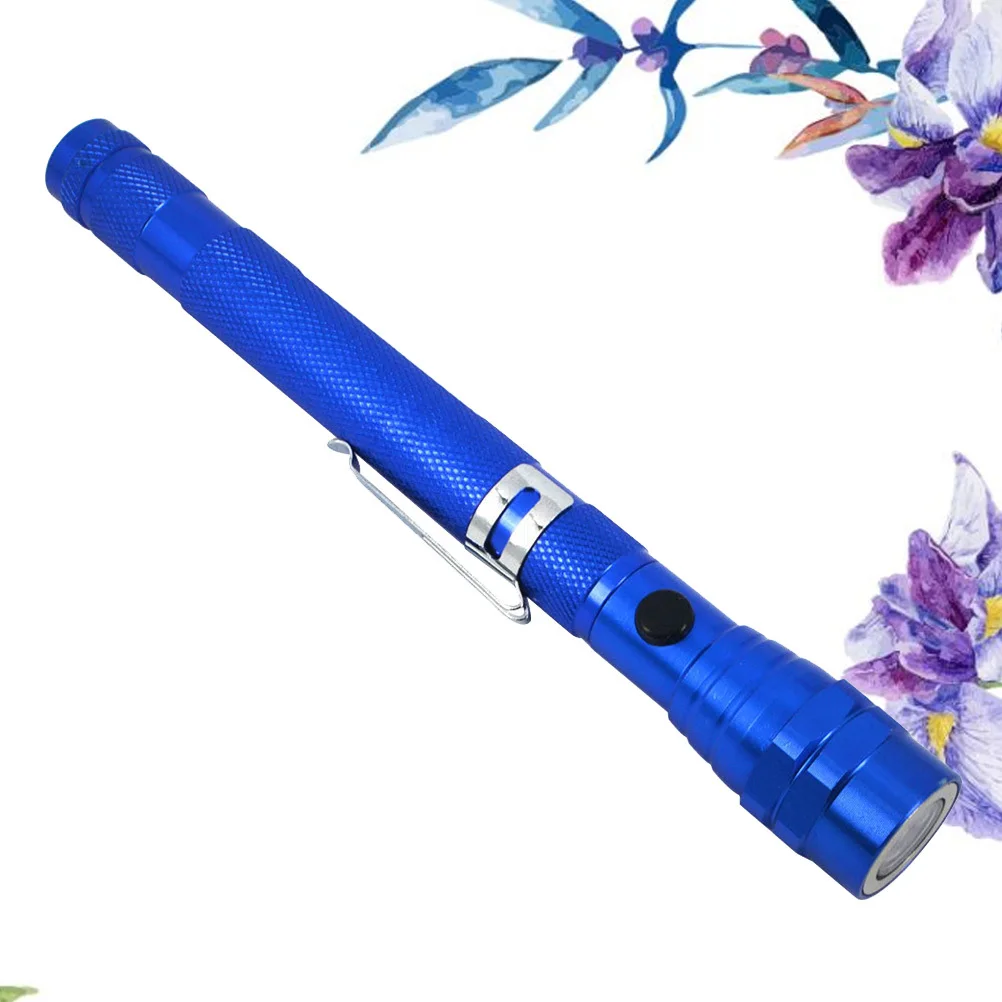 

Telescopic Led Work Light Magnetic Head Rechargeable Flashlight Car Repair Camping Emergency Lighting Flexible