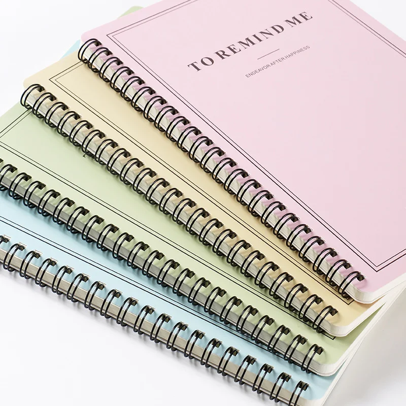 A5 B5 Spiral Book Notebook To-Do กระดาษเรียงราย Journal ไดอารี่ Sketchbook สำหรับอุปกรณ์สำหรับโรงเรียน Stationery Store