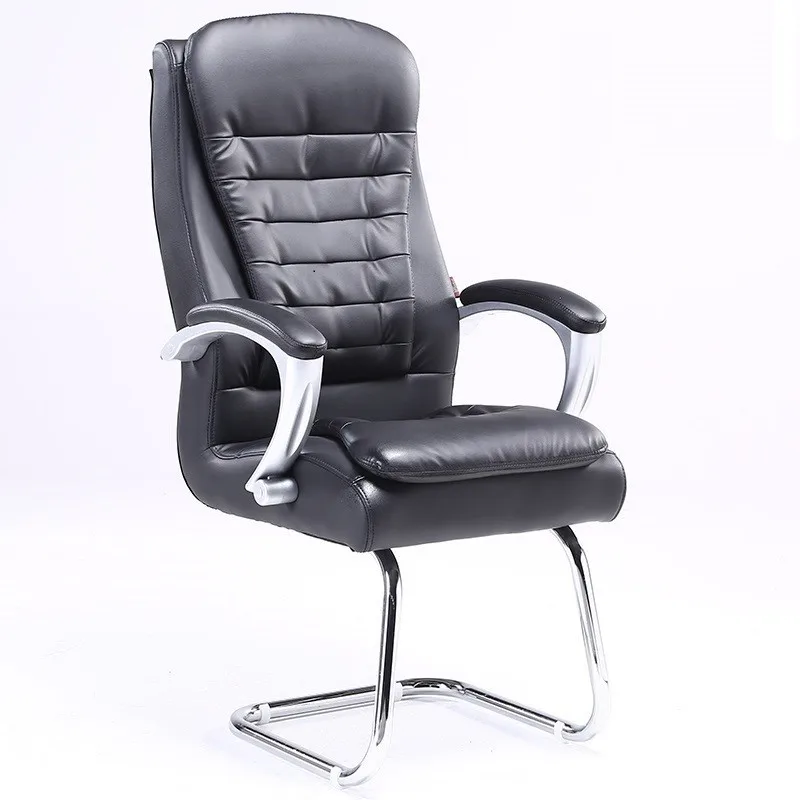 Kanbani Cowhide Leather Computer Chair Home Reclining Boss Chair Conference Swivel Seat Stool Freeshipping