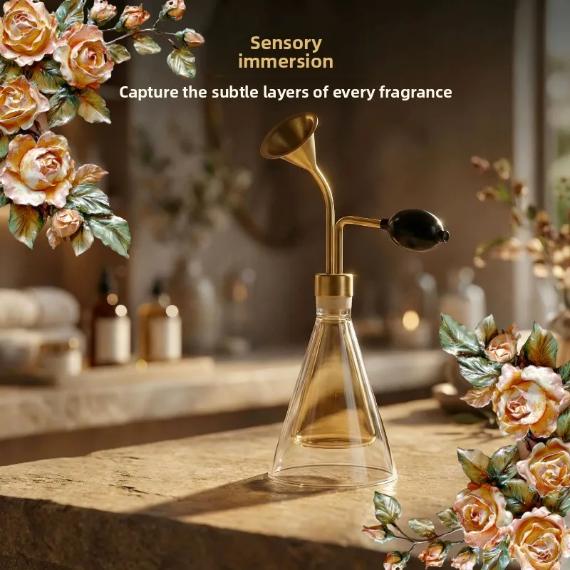 Scent test bottle, aroma diffuser, glass aroma tester, coffee bean and tea aroma detector