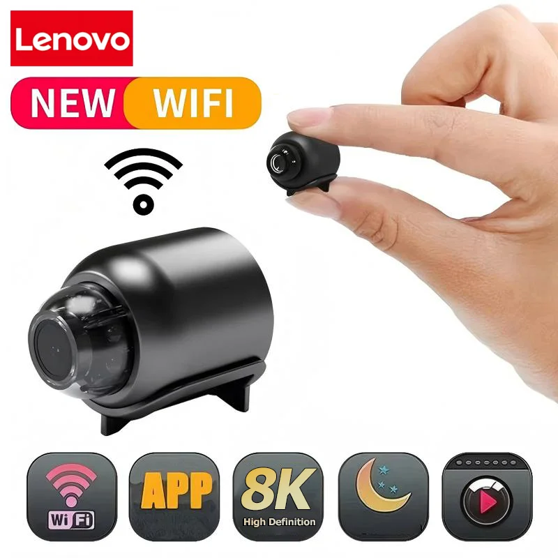 Mini Wireless Home Security Filmadora, Gravador de Vídeo Áudio IP, Visão Noturna, Detecção de Movimento, WiFi, HD, 1080P