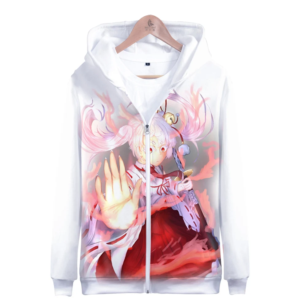 

Manga Cool Armed Girl's Machiavellism 3D Zip-up High Street Casual Fashion Women's Zipper Hooded SweatshirtPersonality Hoodie