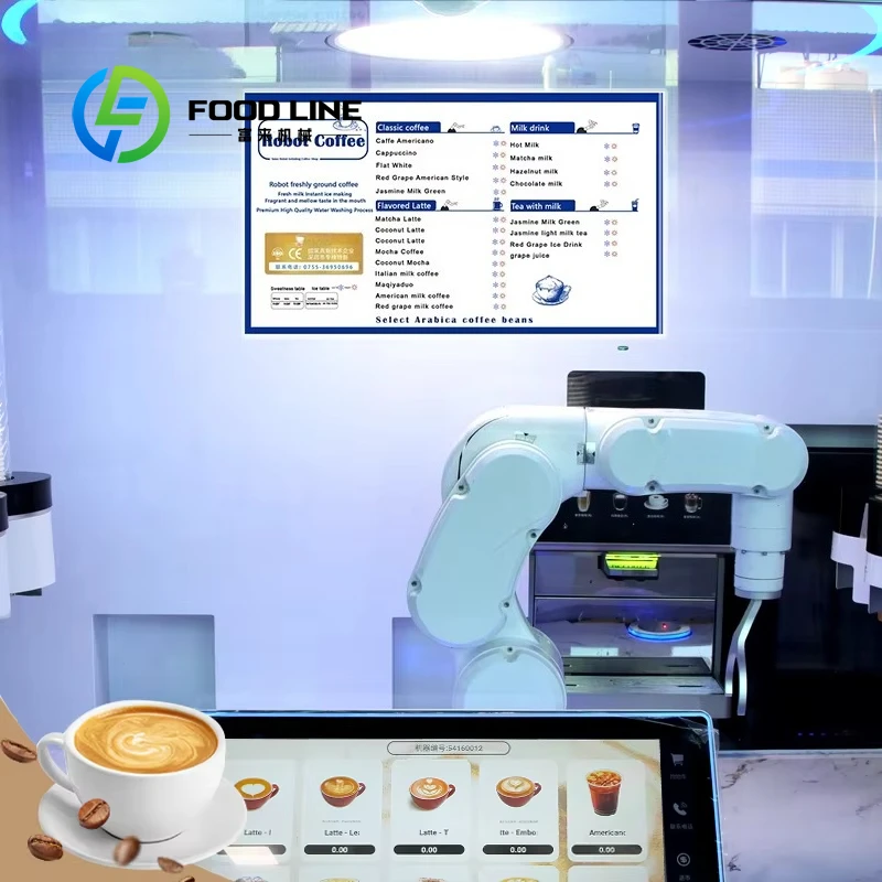 Geavanceerde 24-uurs intelligente onbemande koffie-automaat, metalen cabine, creditcard- en tokenbetaling, automatisch, commercieel