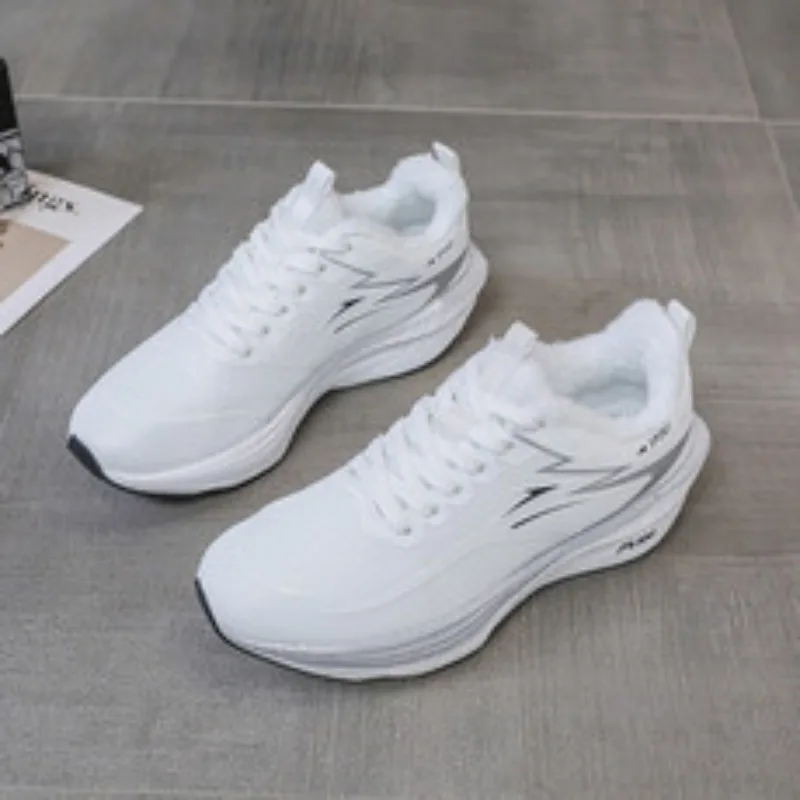 

Winter Fleece-Lined Carbon Plate Sports Shoes for Men and Women - Ultra-Lightweight & High Rebound