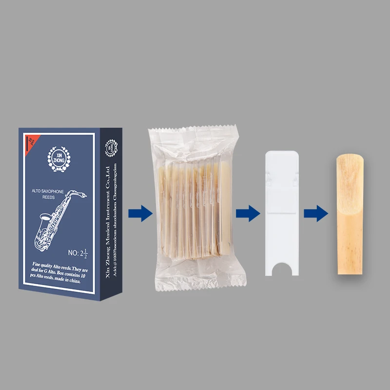 Nuovo Zhongjiang E-Flat 2.5 Ance per sassofono soprano tenore alto per principianti Accessori Ance per principianti Ance di livello ingresso