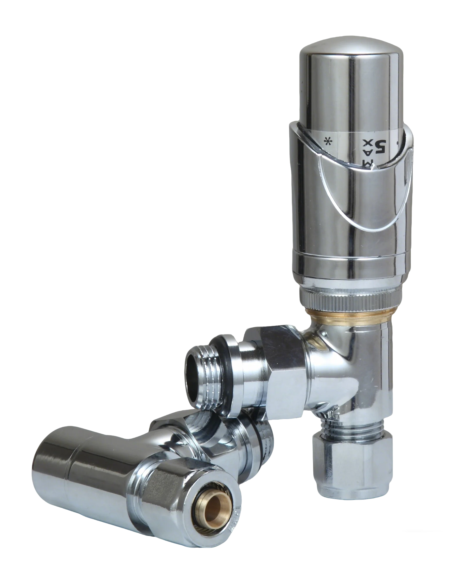 ATV&UTV1/2'' Modern Design Automatic Temperature Control Brass Thermostat Radiator Valve Polish Chromed 1.0MPa Hot Gas Standard