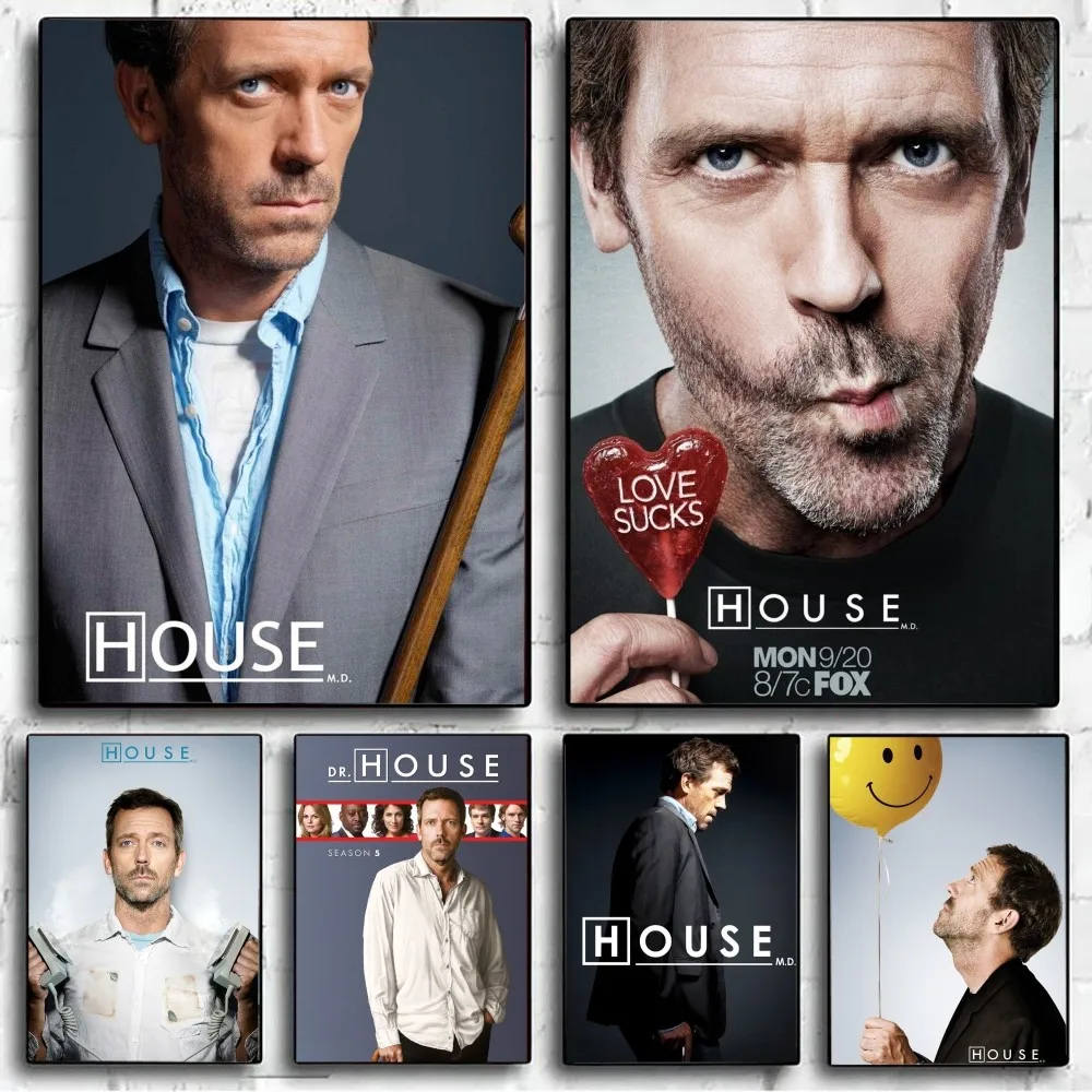 

House MD TV Poster DIY Poster Kraft Paper Vintage Poster Wall Art Painting Study Stickers Big Szie Wall Painting