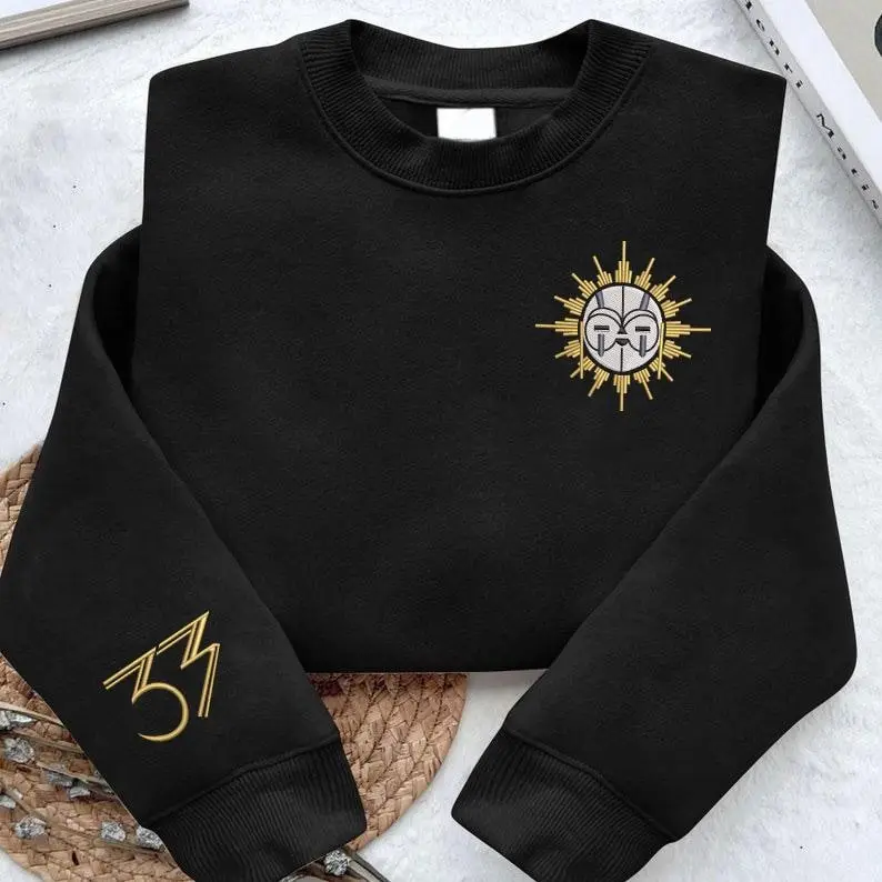 سويت شيرت Expedition 33 أو هوديي Game Fan Gift هوديي كاجوال برقبة دائرية كاجوال أنيق مريح بتصميم شارع الخريف بقلنسوة #3