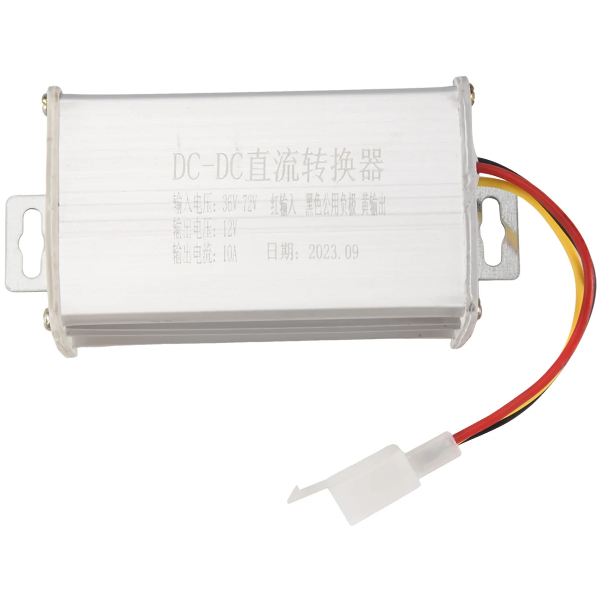 Transformator elektroniczny DC 36V 48V 60V 72V do 12V 10A konwerter roweru elektrycznego Adapter transformator dolny