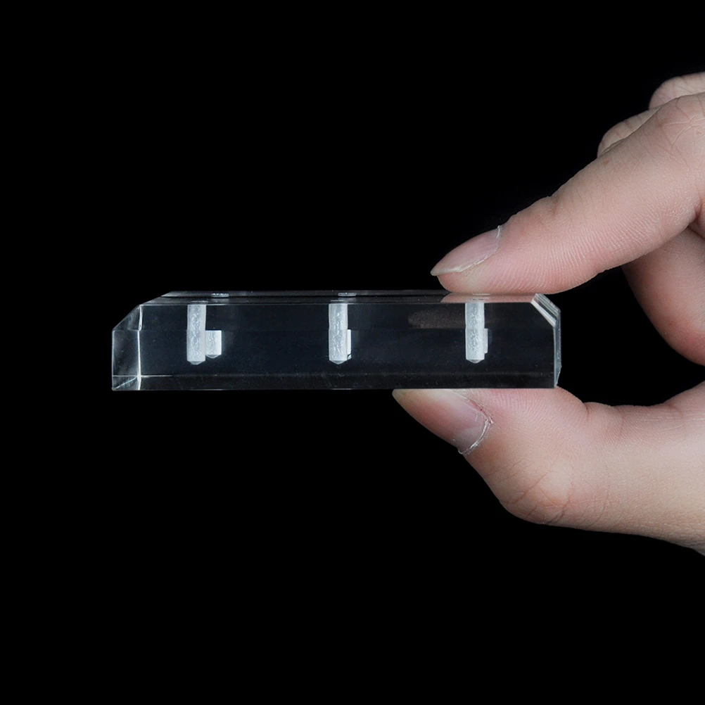 

Acrylic Nail Drill Bits Holder 6 Hole Dustproof Storage Box For Home Professional Use Nail Bit Organizer Brush Holder