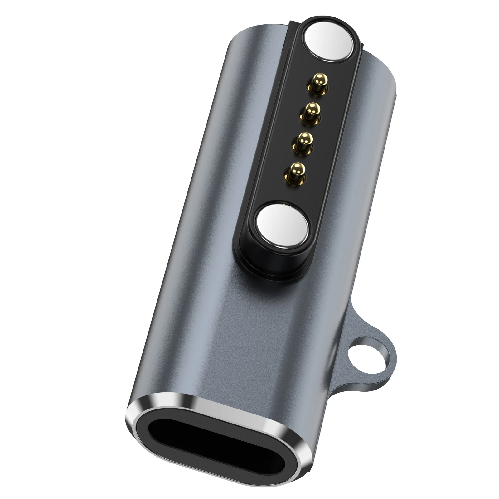 Typ-C zu Uhren-Ladeadapter Magnetischer Ladeanschluss für 7,62mm Pitch 2-Pin/4-Pin Smartwatch/Knochenleitungs-Kopfhörer